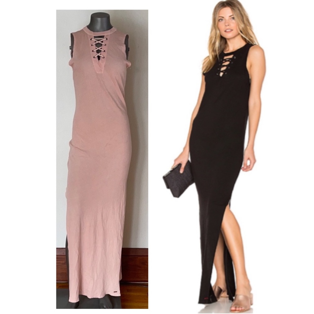 NWOT - n:PHILANTHROPY Wayne Lace Up Maxi Dress
